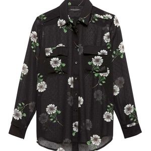 Banana Republic Sheer Blouse